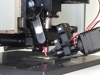 Dispenser and heating plate on the H-System